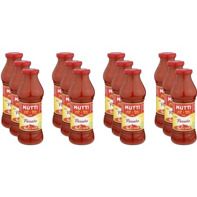 Mutti Tomato Puree Passata Bottiglia - Case of 12 - 14 oz