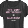 Women's - Instant Message - Girl Math Coffee Short Sleeve Graphic T-Shirt - 2 of 4