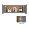 LOVMOR in Plywood Soft-Close Kitchen Wall Cabinet with 2 Doors for Kitchen, Bathroom, Living Room,Study - 3 of 3