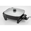Elite Cuisine 12"x12" Electric Skillet Ceralast Ceramic Nonstick - 2 of 4