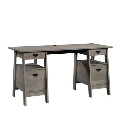 Trestle 4 Drawer Desk Mystic Oak - Sauder