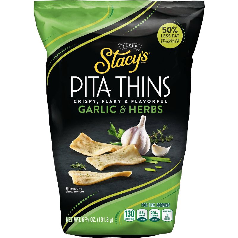 Stacy&#39;s Garlic &#38; Herbs Pita Chips - 6.75oz, 1 of 4