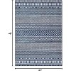 Bedroom Carpet, Indoor Bohemian Style Carpet, Soft Non-Slip, Machine Washable, Bedroom/Office/Living Room/Dining Room Soft Decorative Carpet - 2 of 4