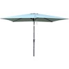 PAGED Rectangular Patio Umbrella Outdoor Market Umbrella with Tilt, Crank and 6 Ribs for Garden and Poolside, Base Not Included - 4 of 4