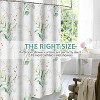 LunaLulinlk White Fabric Shower Curtain - 4 of 4
