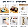Kinder King Wooden Kids Play Kitchen, Toy Kitchen Playset for Toddler, Realistic Kitchen Sets w/Lights & Sounds, Gift for Boys Girls Age 3+, White - 4 of 4