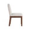 Meridian Furniture,Conrad Linen Textured Fabric Dining Chair - 4 of 4