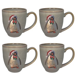 Courtside Market Holiday Buck Hairloom Mug 4 Piece Set - 1 of 1