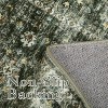 Elegant Floral Inspired Non-Slip Washable Low Pile Rug with Stain-Resistant Backing, Perfect for Living Room, Bedroom, Kitchen, Entryway - 4 of 4