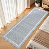 2x6 Runner Rug Washable Rugs Scalloped Border Rugs Non Slip Kitchen Runner Rug Stain Resistant Carpet - 4 of 4