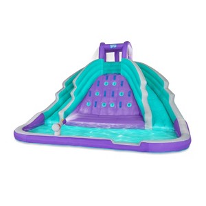 Sunny & Fun Inflatable Kids Backyard Double Water Slide Park - 1 of 4