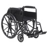 Drive Medical Silver Sport 1 Wheelchair with Full Arms and Swing away  Removable Footrest