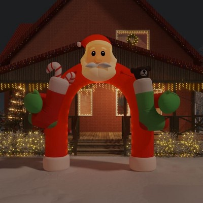 VidaXL Christmas Inflatable Arch Gate LED 126"