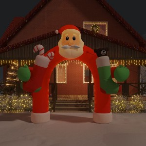 VidaXL Christmas Inflatable Arch Gate LED 126" - 1 of 4
