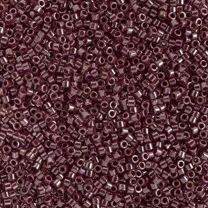 John Bead Miyuki Delica Bead 11/0 RD Red Cadillac Opaque Luster (DB1564) 5.2gms Vial - 1 of 1