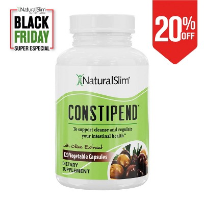 NaturalSlim Constipend Colon Cleanse and Constipation Relief, 120 Capsules