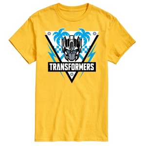 Men's - Transformers - Surf Shape Tropical Triangle Short Sleeve Graphic T-Shirt - 1 of 4
