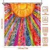 LunaLulinlk Colorful Sunshine Waterproof Fabric Shower Curtain - 2 of 4