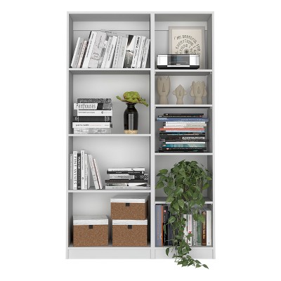 NicBex 9 Shelves File Cabinet,Office Cabinet with Spacious Tier-Shelving Design,Modern Lateral Storage Cabinet,Filing Cabinet for Home Office