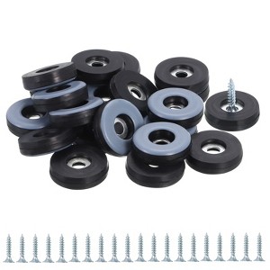 Unique Bargains Nail-on Round Chair Leg Protector for Carpet Hardwood Floors - 1 of 4