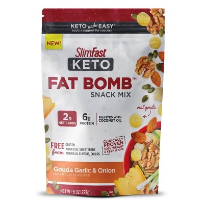 SlimFast Keto Fat Bomb Snack Mix - Gouda Garlic & Onion - 1ct