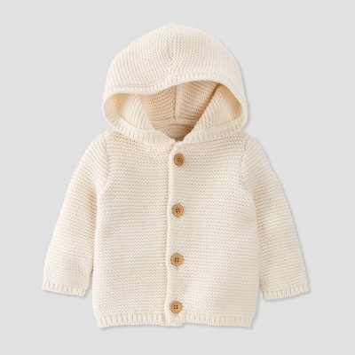Image of Baby Organic Cotton Sweater Bubble Romper - little planet by carter's Beige 6M