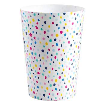 Confetti Dot Kids' Bathroom Wastebasket - Allure Home Creations