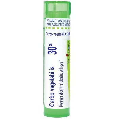 Carbo Vegetabilis 30X by Boiron Homeopathic Single Medicine For Digestive  -  80 Pellet