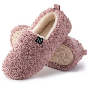 RockDove Women's Faux Shearling Closed Back Slipper with Memory Foam - 1 of 4