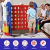 LOVSON 4-to-Score Giant Game Set, featuring Giant Connect the Dots, Basketball Hoop, Ring Toss, and Golf Game, suitable for indoor ,outdoor use,Red - 4 of 4