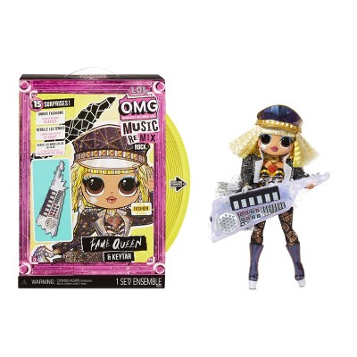 L.O.L. Surprise! OMG Remix Rock Fame Queen and Keytar Fashion Doll