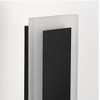DORESshop 47 in. Black 1-Light Modern Integrated LED Outdoor Wall Light, Waterproof Porch Lantern Sconce for Garden - 4 of 4