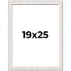 PosterPalooza | Sculpted White Picture Frame - UV Acrylic, Foam Board Backing, Hanging Hardware - 2 of 4