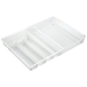 InterDesign 57430 Expandable Cutlery Organizer, Clear - 1 of 1