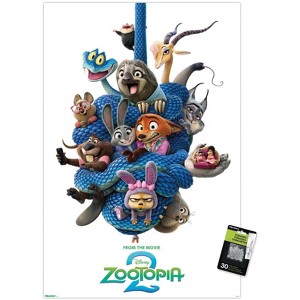 Trends International Disney Zootopia 2 (2025) - Group One Sheet Unframed Wall Poster Prints - 1 of 4