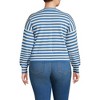 Lands' End Women's Cropped Fine Gauge Crew Neck Cardigan Sweater - 2 of 3