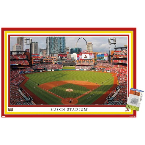 MLB St. Louis Cardinals - Busch Stadium 16 22.37 in x 34 in Posters, by  Trends International 