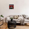 Stupell Industries Sheep Dog Reading for Dummies Black Framed Floater Canvas Wall Art - 2 of 4