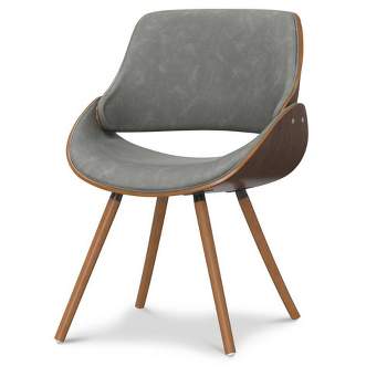 Malone Bentwood Dining Chair with Wood Back Distressed Gray - WyndenHall