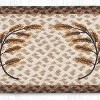 Earth Rugs Golden Wheat Jute Rug – Oval Stair Accent with Fall Farmhouse Appeal - 2 of 3