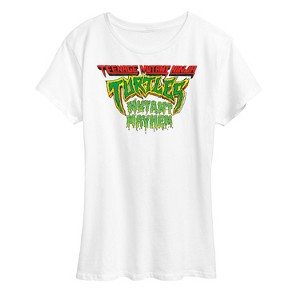 Women's - Teenage Mutant Ninja Turtles - Movie Logo Short Sleeve Graphic T-Shirt - 1 of 4