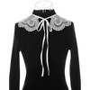 Elerevyo Women Detachable Semi-Sheer Embroidery Neck Ruff Fake Dickey Collar Blouse 1 Pc - 2 of 4