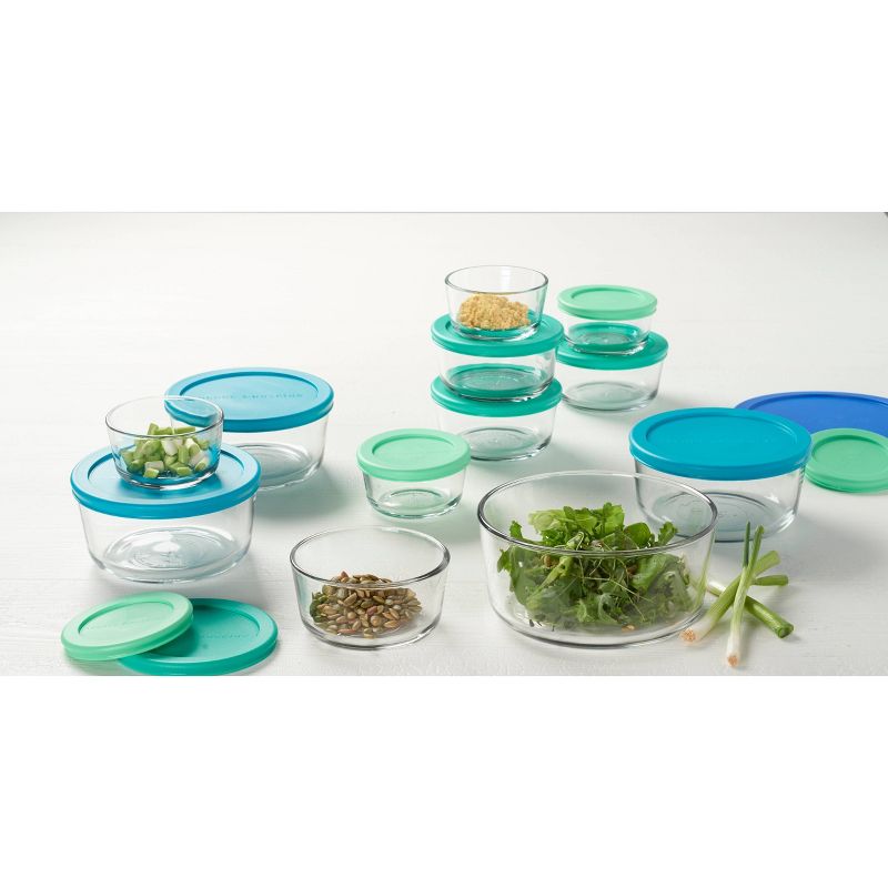 Anchor Hocking 24pc Glass SnugFit Food Storage Container Set, 3 of 7