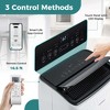 Costway 12000 BTU Portable Air Conditioner with Heat Smart WiFi Enabled Home AC Unit 8000 BTU(12000BTU ASHRAE) - 4 of 4