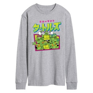 Men's - Teenage Muntant Ninja Turtles - Kanji Long Sleeve Graphic T-Shirt - 1 of 3