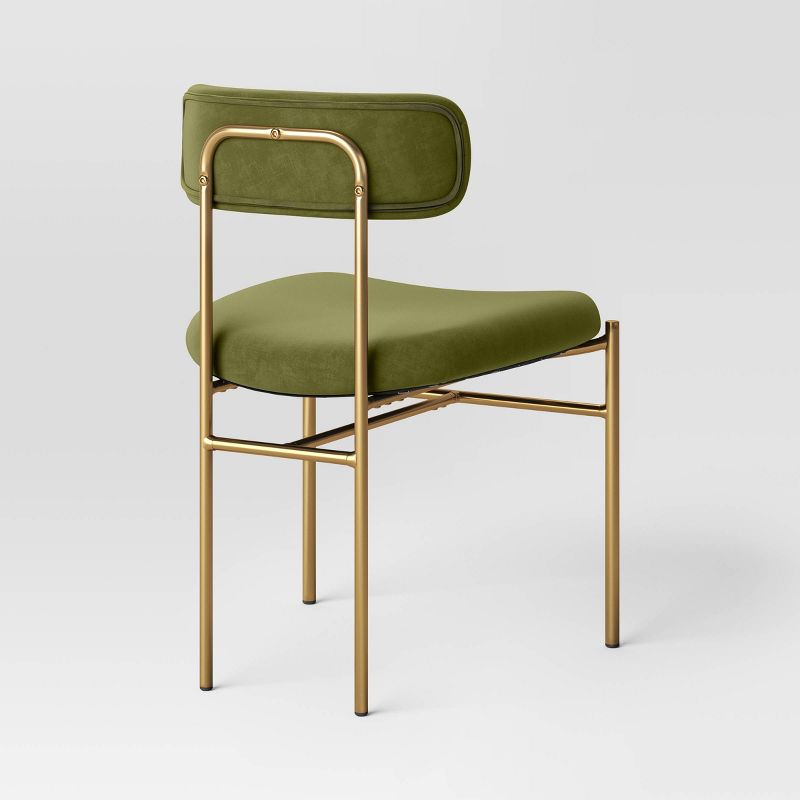 Orion Luxe Dining Chair with Brass Legs - Threshold&#8482;, 5 of 14