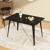KTMBDW 5-Piece Dining Set, Mid-Century Table & Chair Set for Home, Apartment w/ 4 Chairs, Padded Seats & Backrests, Wooden Frame - 3 of 4