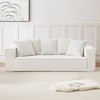 NicBex 88.97 Inch 3 Seater Sofa Couch with Armrest and 5 Pillows Modern Comfortable Couch for Living Room,Apartment,White - 2 of 4