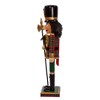 Kurt Adler 15-Inch Wooden Green and Red Plaid Soldier Nutcracker - 3 of 4