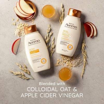 Aveeno Apple Cider Vinegar Blend Sulfate Free Shampoo for Balance and High Shine - 12 fl oz